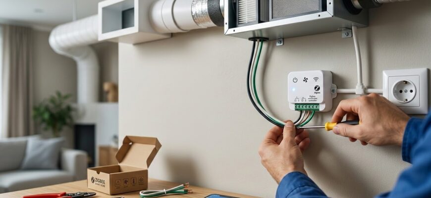 Как подключить вентиляцию к «умному дому» через Zigbee — пошагово, без лишней теории